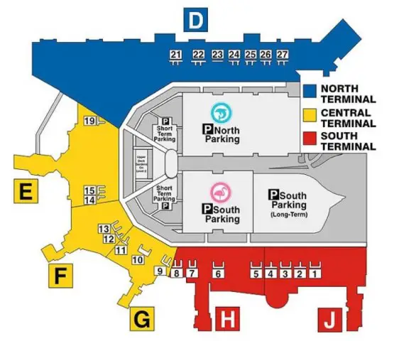 Miami Airport Baggage Claim Map(Domestic)